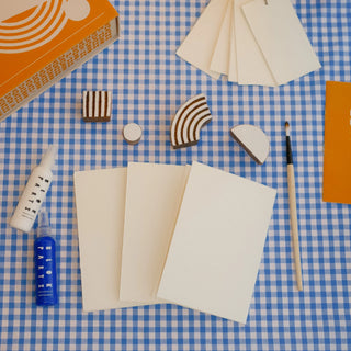 Block Printing Kit - Abstract Print Stationery Set - JOYN