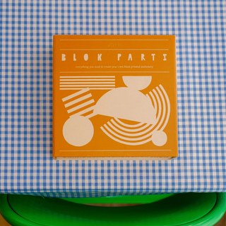 Block Printing Kit - Abstract Print Stationery Set - JOYN