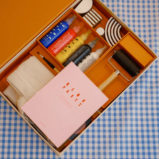 Block Printing Kit - Abstract Print Tote Bag - JOYN