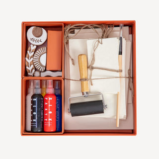 Block Printing Kit - Cosmic Print Stationery Set - JOYN