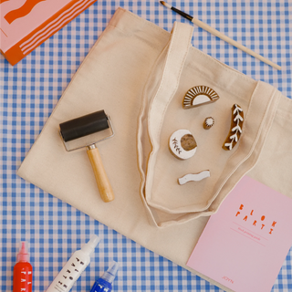 Block Printing Kit - Cosmic Print Tote Bag - JOYN