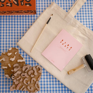 Block Printing Kit - Leopard Print Tote Bag - JOYN