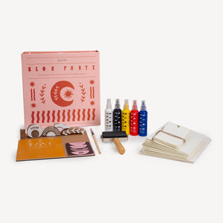 Block Printing Kit - Cosmic Print Stationery Set