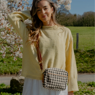 Camera Bag - Ink Gingham - JOYN