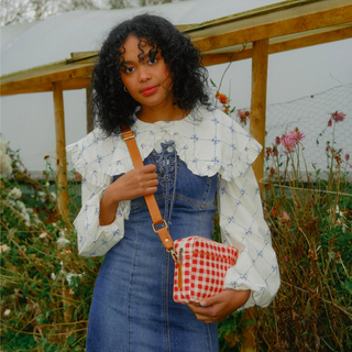 Camera Bag - Tomato Gingham - JOYN