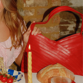 Crisscross Handbag - Tomato - JOYN