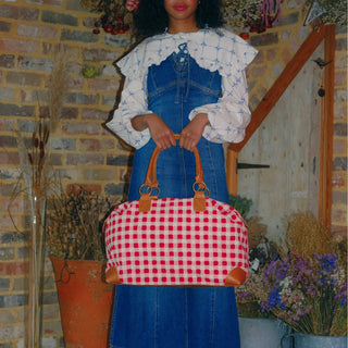 Malti Weekender - Tomato Gingham - JOYN