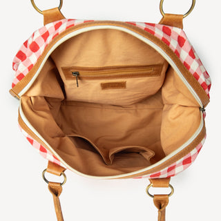 Malti Weekender - Tomato Gingham - JOYN