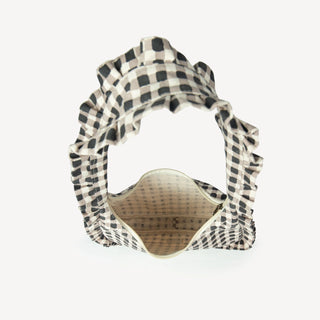 Momo Shoulder Bag - Ink Gingham - JOYN