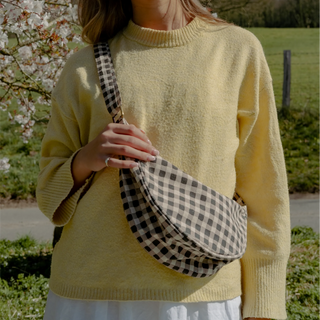 Moon Sling Bag - Ink Gingam - JOYN