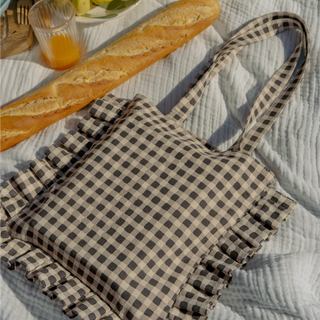 The Momo Tote - Ink Gingham - JOYN