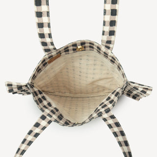 The Momo Tote - Ink Gingham - JOYN