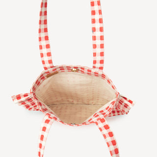 The Momo Tote - Tomato Gingham - JOYN